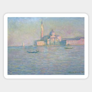 The Church of San Giorgio Maggiore, Venice by Claude Monet Magnet